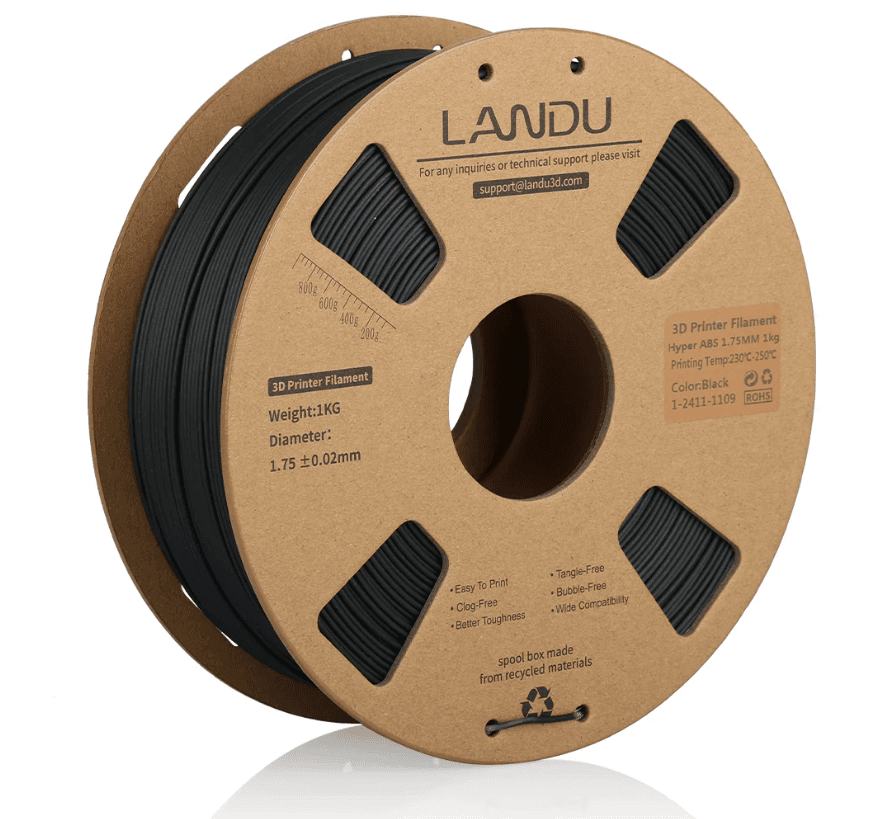 Landau ABS 1.75mm 1kg in Black